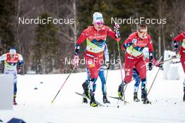 23.02.2023, Planica, Slovenia (SLO): Johannes Hoesflot Klaebo (NOR), Erik Valnes (NOR), (l-r)  - FIS nordic world ski championships cross-country, individual sprint, Planica (SLO). www.nordicfocus.com. © Modica/NordicFocus. Every downloaded picture is fee-liable.
