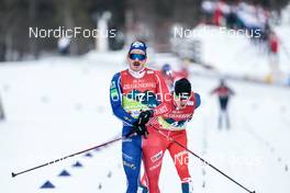 23.02.2023, Planica, Slovenia (SLO): Jules Chappaz (FRA), Michal Novak (CZE), (l-r)  - FIS nordic world ski championships cross-country, individual sprint, Planica (SLO). www.nordicfocus.com. © Modica/NordicFocus. Every downloaded picture is fee-liable.