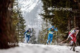23.02.2023, Planica, Slovenia (SLO): Anne Kyllonen (FIN), Cristina Pittin (ITA), Alina Meier (SUI), (l-r)  - FIS nordic world ski championships cross-country, individual sprint, Planica (SLO). www.nordicfocus.com. © Modica/NordicFocus. Every downloaded picture is fee-liable.