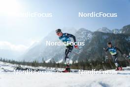 05.03.2023, Planica, Slovenia (SLO): Scott Patterson (USA), David Norris (USA), (l-r)  - FIS nordic world ski championships cross-country, mass men, Planica (SLO). www.nordicfocus.com. © Modica/NordicFocus. Every downloaded picture is fee-liable.
