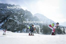 05.03.2023, Planica, Slovenia (SLO): David Norris (USA), Beda Klee (SUI), (l-r)  - FIS nordic world ski championships cross-country, mass men, Planica (SLO). www.nordicfocus.com. © Modica/NordicFocus. Every downloaded picture is fee-liable.