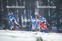 05.03.2023, Planica, Slovenia (SLO): David Norris (USA), Ristomatti Hakola (FIN), Olivier Leveille (CAN), (l-r)  - FIS nordic world ski championships cross-country, mass men, Planica (SLO). www.nordicfocus.com. © Thibaut/NordicFocus. Every downloaded picture is fee-liable.