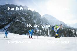 05.03.2023, Planica, Slovenia (SLO): Federico Pellegrino (ITA), William Poromaa (SWE), (l-r)  - FIS nordic world ski championships cross-country, mass men, Planica (SLO). www.nordicfocus.com. © Modica/NordicFocus. Every downloaded picture is fee-liable.