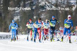 05.03.2023, Planica, Slovenia (SLO): Clement Parisse (FRA), Jonas Dobler (GER), (l-r)  - FIS nordic world ski championships cross-country, mass men, Planica (SLO). www.nordicfocus.com. © Modica/NordicFocus. Every downloaded picture is fee-liable.
