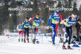 05.03.2023, Planica, Slovenia (SLO): David Norris (USA), Olivier Leveille (CAN), (l-r)  - FIS nordic world ski championships cross-country, mass men, Planica (SLO). www.nordicfocus.com. © Modica/NordicFocus. Every downloaded picture is fee-liable.