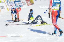 05.03.2023, Planica, Slovenia (SLO): Hugo Lapalus (FRA), Jonas Dobler (GER), (l-r)  - FIS nordic world ski championships cross-country, mass men, Planica (SLO). www.nordicfocus.com. © Modica/NordicFocus. Every downloaded picture is fee-liable.