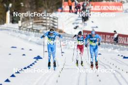 05.03.2023, Planica, Slovenia (SLO): Francesco De Fabiani (ITA), Federico Pellegrino (ITA), (l-r)  - FIS nordic world ski championships cross-country, mass men, Planica (SLO). www.nordicfocus.com. © Modica/NordicFocus. Every downloaded picture is fee-liable.
