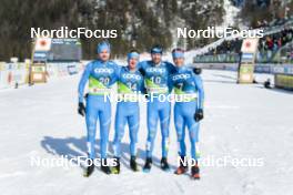 05.03.2023, Planica, Slovenia (SLO): Dietmar Noeckler (ITA), Giandomenico Salvadori (ITA), Francesco De Fabiani (ITA), Federico Pellegrino (ITA), (l-r)  - FIS nordic world ski championships cross-country, mass men, Planica (SLO). www.nordicfocus.com. © Modica/NordicFocus. Every downloaded picture is fee-liable.