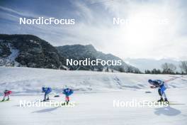 05.03.2023, Planica, Slovenia (SLO): Olzhas Klimin (KAZ), Snorri Eythor Einarsson (ISL), Alvar Johannes Alev (EST), (l-r)  - FIS nordic world ski championships cross-country, mass men, Planica (SLO). www.nordicfocus.com. © Modica/NordicFocus. Every downloaded picture is fee-liable.