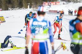 05.03.2023, Planica, Slovenia (SLO): Albert Kuchler (GER), Beda Klee (SUI), (l-r)  - FIS nordic world ski championships cross-country, mass men, Planica (SLO). www.nordicfocus.com. © Modica/NordicFocus. Every downloaded picture is fee-liable.