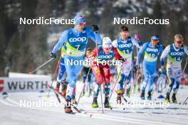 05.03.2023, Planica, Slovenia (SLO): Federico Pellegrino (ITA), Johannes Hoesflot Klaebo (NOR), (l-r)  - FIS nordic world ski championships cross-country, mass men, Planica (SLO). www.nordicfocus.com. © Modica/NordicFocus. Every downloaded picture is fee-liable.