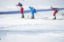 05.03.2023, Planica, Slovenia (SLO): Johannes Hoesflot Klaebo (NOR), Federico Pellegrino (ITA), Didrik Toenseth (NOR), (l-r)  - FIS nordic world ski championships cross-country, mass men, Planica (SLO). www.nordicfocus.com. © Thibaut/NordicFocus. Every downloaded picture is fee-liable.