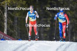05.03.2023, Planica, Slovenia (SLO): Beda Klee (SUI), Maurice Manificat (FRA), (l-r)  - FIS nordic world ski championships cross-country, mass men, Planica (SLO). www.nordicfocus.com. © Thibaut/NordicFocus. Every downloaded picture is fee-liable.