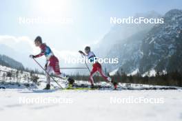 05.03.2023, Planica, Slovenia (SLO): Ryo Hirose (JPN), Beda Klee (SUI), (l-r)  - FIS nordic world ski championships cross-country, mass men, Planica (SLO). www.nordicfocus.com. © Modica/NordicFocus. Every downloaded picture is fee-liable.