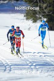 05.03.2023, Planica, Slovenia (SLO): Jonas Dobler (GER), Emil Iversen (NOR), Dietmar Noeckler (ITA), (l-r)  - FIS nordic world ski championships cross-country, mass men, Planica (SLO). www.nordicfocus.com. © Thibaut/NordicFocus. Every downloaded picture is fee-liable.