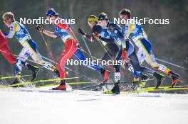 05.03.2023, Planica, Slovenia (SLO): Hugo Lapalus (FRA), Albert Kuchler (GER), (l-r)  - FIS nordic world ski championships cross-country, mass men, Planica (SLO). www.nordicfocus.com. © Thibaut/NordicFocus. Every downloaded picture is fee-liable.