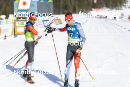 05.03.2023, Planica, Slovenia (SLO): Olivier Leveille (CAN), Antoine Cyr (CAN), (l-r)  - FIS nordic world ski championships cross-country, mass men, Planica (SLO). www.nordicfocus.com. © Modica/NordicFocus. Every downloaded picture is fee-liable.