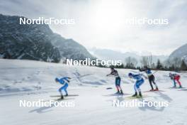 05.03.2023, Planica, Slovenia (SLO): Dietmar Noeckler (ITA), Andrew Musgrave (GBR), Ristomatti Hakola (FIN), David Norris (USA), (l-r)  - FIS nordic world ski championships cross-country, mass men, Planica (SLO). www.nordicfocus.com. © Modica/NordicFocus. Every downloaded picture is fee-liable.