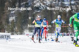 05.03.2023, Planica, Slovenia (SLO): Gus Schumacher (USA), Eric Rosjoe (SWE), (l-r)  - FIS nordic world ski championships cross-country, mass men, Planica (SLO). www.nordicfocus.com. © Modica/NordicFocus. Every downloaded picture is fee-liable.
