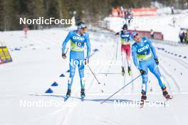 05.03.2023, Planica, Slovenia (SLO): Francesco De Fabiani (ITA), Federico Pellegrino (ITA), (l-r)  - FIS nordic world ski championships cross-country, mass men, Planica (SLO). www.nordicfocus.com. © Modica/NordicFocus. Every downloaded picture is fee-liable.