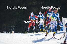 05.03.2023, Planica, Slovenia (SLO): Johannes Hoesflot Klaebo (NOR), William Poromaa (SWE), (l-r)  - FIS nordic world ski championships cross-country, mass men, Planica (SLO). www.nordicfocus.com. © Thibaut/NordicFocus. Every downloaded picture is fee-liable.