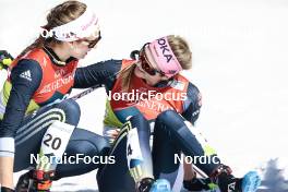 04.03.2023, Planica, Slovenia (SLO): Pia Fink (GER), Laura Gimmler (GER), (l-r)  - FIS nordic world ski championships cross-country, mass women, Planica (SLO). www.nordicfocus.com. © Modica/NordicFocus. Every downloaded picture is fee-liable.