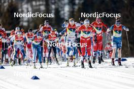 04.03.2023, Planica, Slovenia (SLO): Frida Karlsson (SWE), Tiril Udnes Weng (NOR), Krista Parmakoski (FIN), (l-r)  - FIS nordic world ski championships cross-country, mass women, Planica (SLO). www.nordicfocus.com. © Modica/NordicFocus. Every downloaded picture is fee-liable.