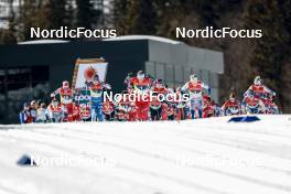 04.03.2023, Planica, Slovenia (SLO): Ebba Andersson (SWE), Teresa Stadlober (AUT), Kerttu Niskanen (FIN), Tiril Udnes Weng (NOR), Rosie Brennan (USA), Frida Karlsson (SWE), Krista Parmakoski (FIN), (l-r)  - FIS nordic world ski championships cross-country, mass women, Planica (SLO). www.nordicfocus.com. © Modica/NordicFocus. Every downloaded picture is fee-liable.