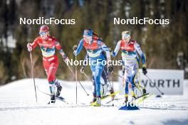 04.03.2023, Planica, Slovenia (SLO): Anne Kjersti Kalvaa (NOR), Kerttu Niskanen (FIN), (l-r)  - FIS nordic world ski championships cross-country, mass women, Planica (SLO). www.nordicfocus.com. © Modica/NordicFocus. Every downloaded picture is fee-liable.
