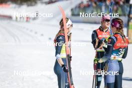 04.03.2023, Planica, Slovenia (SLO): Pia Fink (GER), Katherine Sauerbrey (GER), (l-r)  - FIS nordic world ski championships cross-country, mass women, Planica (SLO). www.nordicfocus.com. © Modica/NordicFocus. Every downloaded picture is fee-liable.