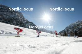 04.03.2023, Planica, Slovenia (SLO): Astrid Oeyre Slind (NOR), Nadine Faehndrich (SUI), Teresa Stadlober (AUT), (l-r)  - FIS nordic world ski championships cross-country, mass women, Planica (SLO). www.nordicfocus.com. © Modica/NordicFocus. Every downloaded picture is fee-liable.