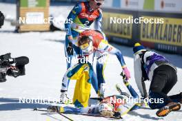 04.03.2023, Planica, Slovenia (SLO): Kerttu Niskanen (FIN), Ebba Andersson (SWE), Frida Karlsson (SWE), (l-r)  - FIS nordic world ski championships cross-country, mass women, Planica (SLO). www.nordicfocus.com. © Modica/NordicFocus. Every downloaded picture is fee-liable.