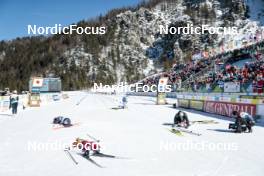 04.03.2023, Planica, Slovenia (SLO): Athletes at the finish line - FIS nordic world ski championships cross-country, mass women, Planica (SLO). www.nordicfocus.com. © Modica/NordicFocus. Every downloaded picture is fee-liable.