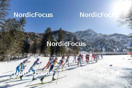04.03.2023, Planica, Slovenia (SLO): Cristina Pittin (ITA), Patricija Eiduka (LAT), Kaidy Kaasiku (EST), Linn Svahn (SWE), (l-r)  - FIS nordic world ski championships cross-country, mass women, Planica (SLO). www.nordicfocus.com. © Modica/NordicFocus. Every downloaded picture is fee-liable.