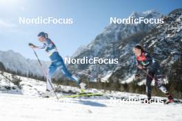 04.03.2023, Planica, Slovenia (SLO): Kerttu Niskanen (FIN), Rosie Brennan (USA), (l-r)  - FIS nordic world ski championships cross-country, mass women, Planica (SLO). www.nordicfocus.com. © Modica/NordicFocus. Every downloaded picture is fee-liable.