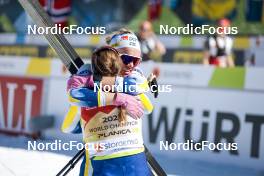 04.03.2023, Planica, Slovenia (SLO): Frida Karlsson (SWE), Ebba Andersson (SWE), (l-r)  - FIS nordic world ski championships cross-country, mass women, Planica (SLO). www.nordicfocus.com. © Modica/NordicFocus. Every downloaded picture is fee-liable.