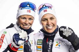 22.02.2023, Planica, Slovenia (SLO): Anne Kjersti Kalvaa (NOR), Tiril Udnes Weng (NOR), (l-r)  - FIS nordic world ski championships cross-country, medals, Planica (SLO). www.nordicfocus.com. © Modica/NordicFocus. Every downloaded picture is fee-liable.