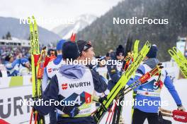 03.03.2023, Planica, Slovenia (SLO): Albert Kuchler (GER), Friedrich Moch (GER), (l-r)  - FIS nordic world ski championships cross-country, relay men, Planica (SLO). www.nordicfocus.com. © Thibaut/NordicFocus. Every downloaded picture is fee-liable.