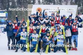 03.03.2023, Planica, Slovenia (SLO): Niko Anttola (FIN), Perttu Hyvarinen (FIN), Iivo Niskanen (FIN), Ristomatti Hakola (FIN), (l-r)  - FIS nordic world ski championships cross-country, relay men, Planica (SLO). www.nordicfocus.com. © Thibaut/NordicFocus. Every downloaded picture is fee-liable.