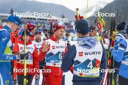 03.03.2023, Planica, Slovenia (SLO): Beda Klee (SUI), Albert Kuchler (GER), (l-r)  - FIS nordic world ski championships cross-country, relay men, Planica (SLO). www.nordicfocus.com. © Thibaut/NordicFocus. Every downloaded picture is fee-liable.