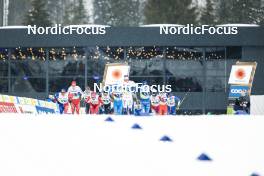 03.03.2023, Planica, Slovenia (SLO):  Start of first group of mens race - FIS nordic world ski championships cross-country, relay men, Planica (SLO). www.nordicfocus.com. © Modica/NordicFocus. Every downloaded picture is fee-liable.