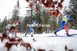 03.03.2023, Planica, Slovenia (SLO): Beda Klee (SUI), Xavier Mckeever (CAN), Ristomatti Hakola (FIN), Richard Jouve (FRA), (l-r)  - FIS nordic world ski championships cross-country, relay men, Planica (SLO). www.nordicfocus.com. © Modica/NordicFocus. Every downloaded picture is fee-liable.