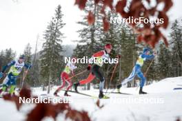 03.03.2023, Planica, Slovenia (SLO): Miha Simenc (SLO), Beda Klee (SUI), Xavier Mckeever (CAN), Ristomatti Hakola (FIN), (l-r)  - FIS nordic world ski championships cross-country, relay men, Planica (SLO). www.nordicfocus.com. © Modica/NordicFocus. Every downloaded picture is fee-liable.