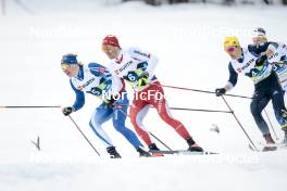 03.03.2023, Planica, Slovenia (SLO): Iivo Niskanen (FIN), Janosch Brugger (GER), (l-r)  - FIS nordic world ski championships cross-country, relay men, Planica (SLO). www.nordicfocus.com. © Modica/NordicFocus. Every downloaded picture is fee-liable.