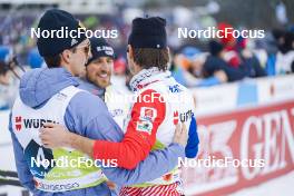 03.03.2023, Planica, Slovenia (SLO): Janosch Brugger (GER), Hugo Lapalus (FRA), (l-r)  - FIS nordic world ski championships cross-country, relay men, Planica (SLO). www.nordicfocus.com. © Thibaut/NordicFocus. Every downloaded picture is fee-liable.