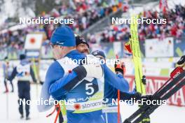 03.03.2023, Planica, Slovenia (SLO): Niko Anttola (FIN), Perttu Hyvarinen (FIN), (l-r)  - FIS nordic world ski championships cross-country, relay men, Planica (SLO). www.nordicfocus.com. © Thibaut/NordicFocus. Every downloaded picture is fee-liable.