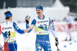 03.03.2023, Planica, Slovenia (SLO): Clement Parisse (FRA), Perttu Hyvarinen (FIN), (l-r)  - FIS nordic world ski championships cross-country, relay men, Planica (SLO). www.nordicfocus.com. © Modica/NordicFocus. Every downloaded picture is fee-liable.