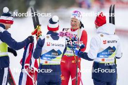 03.03.2023, Planica, Slovenia (SLO): Hans Christer Holund (NOR), Paal Golberg (NOR), Johannes Hoesflot Klaebo (NOR), Simen Hegstad Krueger (NOR), (l-r)  - FIS nordic world ski championships cross-country, relay men, Planica (SLO). www.nordicfocus.com. © Thibaut/NordicFocus. Every downloaded picture is fee-liable.