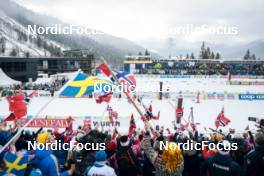 02.03.2023, Planica, Slovenia (SLO): Tiril Udnes Weng (NOR), Astrid Oeyre Slind (NOR), Ingvild Flugstad Oestberg (NOR), Anne Kjersti Kalvaa (NOR), (l-r)  - FIS nordic world ski championships cross-country, relay women, Planica (SLO). www.nordicfocus.com. © Modica/NordicFocus. Every downloaded picture is fee-liable.