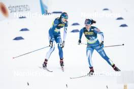 02.03.2023, Planica, Slovenia (SLO): Eveliina Piippo (FIN), Krista Parmakoski (FIN), (l-r)  - FIS nordic world ski championships cross-country, relay women, Planica (SLO). www.nordicfocus.com. © Modica/NordicFocus. Every downloaded picture is fee-liable.